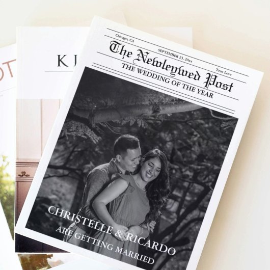 Tijdlijn van het krantenhuwelijk & Programma Infog