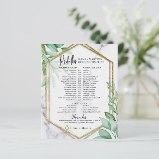 Tijdlijn voor Botanische Script Text Weduwdag (Staand voorkant)