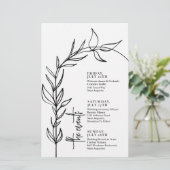 Tijdlijn voor minimale boogbruiloft (Staand voorkant)