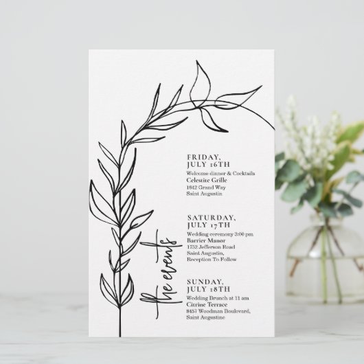 Tijdlijn voor minimale boogbruiloft (Staand voorkant)