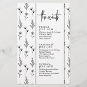 Tijdlijn voor onbeschreven weddenschappen (Voorkant)