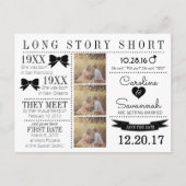 Tijdlijnbogen Opslaan van de datum Post Kaart (Voorkant)