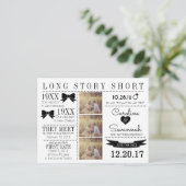 Tijdlijnbogen Opslaan van de datum Post Kaart (Staand voorkant)