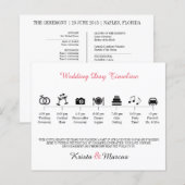 Tijdlijnprogramma Icon Wedding (Voorkant / Achterkant)