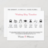 Tijdlijnprogramma Icon Wedding (Voorkant / Achterkant)