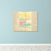 Tijdlijnrijk van indirecte koninklijke families canvas afdruk (Insitu (Houten vloer))