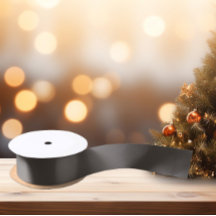 Tijdloos - aardebruin satijnen lint