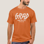 Tijdloos afstudeerfeest ontwerp t-shirt (Voorkant)