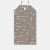 Tijdloos - Beige Grey - Snowflake cadeau Labels Cadeaulabel (Achterkant)