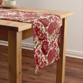 Tijdloos beroep: Franse rode boerderij stijl Lange Tafelloper (Voorbeeld)