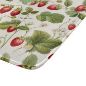 Tijdloos Berry Bliss Aardbeienpatroon Snijplank (Hoek)