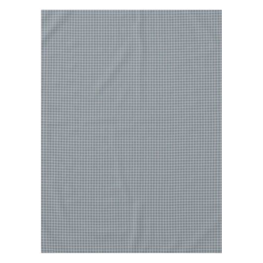 Tijdloos blauw geplakt rond Sierkussen Tafelkleed (Voorkant)