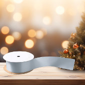 Tijdloos - Blauw mist satijnen lint