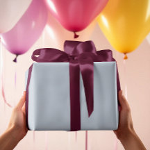 Tijdloos - Blauw nevel inpakpapier