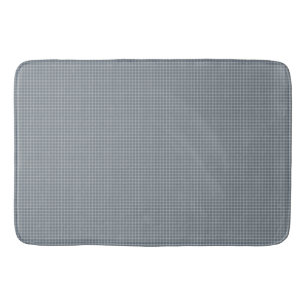 tijdloos blauw plat badmat