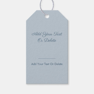 Tijdloos - Blauwe mist - Sjabloon cadeau Labels Cadeaulabel