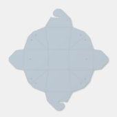 Tijdloos - Blauwe mist uittrekken - Favor Box Bedankdoosjes (Uitgevouwen)