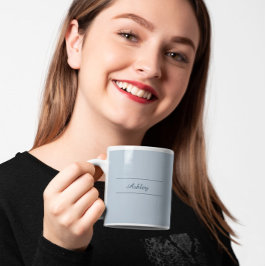 Tijdloos - Blauwe nevel naam Mok