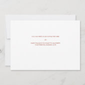 Tijdloos Bloemen Naar mijn moeder op mijn trouwdag Kaart (Achterkant)