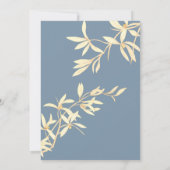 Tijdloos bloemensymfonie theefeest kaart (Achterkant)