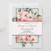 Tijdloos blozen rood klassiek repetitiediner kaart (Voorkant)