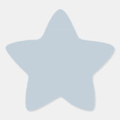 Tijdloos - Blue Mist Star Sticker (Voorkant)