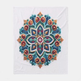 Tijdloos borduurwerk #10 fleece deken