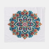 Tijdloos borduurwerk #10 fleece deken (Voorkant (Horizontaal))