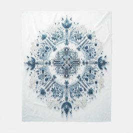 Tijdloos borduurwerk #1 fleece deken