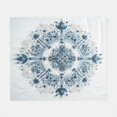 Tijdloos borduurwerk #1 fleece deken (Voorkant (Horizontaal))