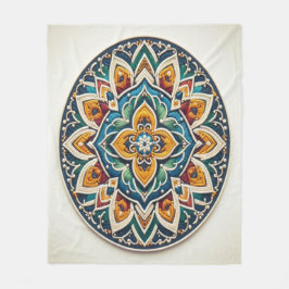 Tijdloos borduurwerk #2 fleece deken