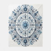 Tijdloos borduurwerk #3 fleece deken (Voorkant)