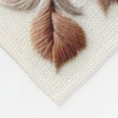 Tijdloos borduurwerk #6 fleece deken (Hoek)