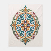 Tijdloos borduurwerk #7 fleece deken (Voorkant)