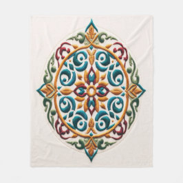 Tijdloos borduurwerk #7 fleece deken