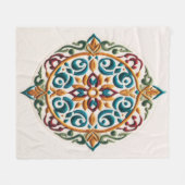 Tijdloos borduurwerk #7 fleece deken (Voorkant (Horizontaal))