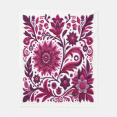 Tijdloos borduurwerk #8 fleece deken (Voorkant)