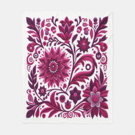 Tijdloos borduurwerk #8 fleece deken