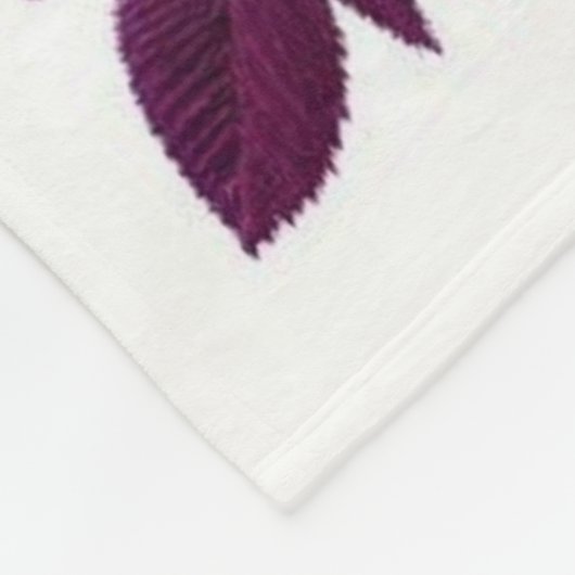 Tijdloos borduurwerk #8 fleece deken (Hoek)