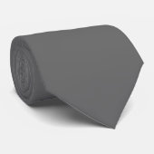 Tijdloos - Charcoal Grey Stropdas (Opgerold)