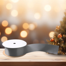 Tijdloos - Charcoal grijs satijnen lint