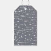 Tijdloos - Cool Grey - Snowflake cadeau Labels Cadeaulabel (Achterkant)
