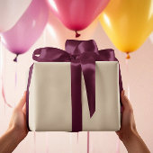 Tijdloos - crème tan inpakpapier