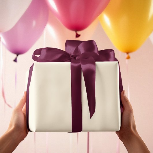 Tijdloos - crème wit inpakpapier