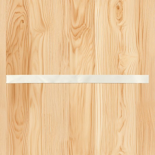 Tijdloos - crème wit satijnen lint