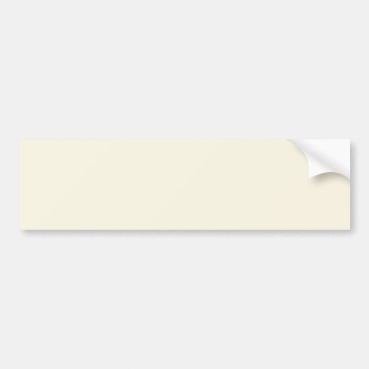 Tijdloos - crèmewitte Bumpersticker (Voorkant)