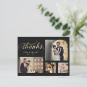 Tijdloos Dank u Briefkaart (Staand voorkant)