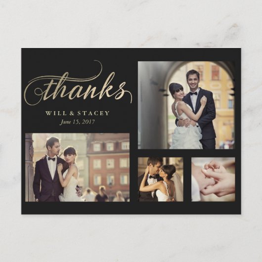 Tijdloos Dank u Briefkaart (Voorkant)