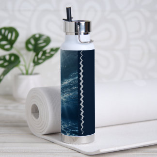 Tijdloos - Diepe Wateren Esthetisch Citaat Waterfles