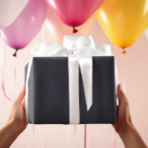 Tijdloos - Donker Blauwachtig Grijs Inpakpapier